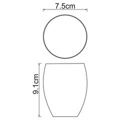 Стакан для ванной WasserKraft Ruwer настольный нержавеющая сталь (K-6728) - фото 3