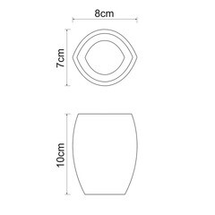Стакан для ванной WasserKraft Eider настольный полирезин хром (K-33328) - фото 5