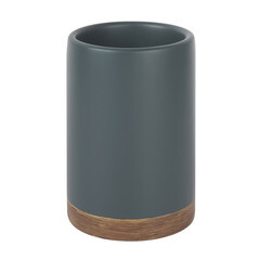 Изображение товара Стакан для ванной WasserKraft Lopau настольный полирезин серый/коричневый (K-3328)