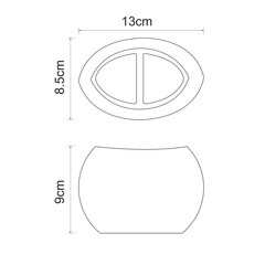Стакан для ванной WasserKraft Eider настольный полирезин хром (K-33328A) - фото 2