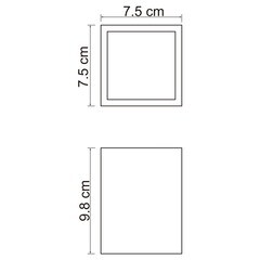 Стакан для ванной WasserKraft Leine настольный полирезин белый (K-3828) - фото 2