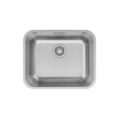 Мойка для кухни Iddis Mate 53,3х43,3х20 см врезная с сифоном сталь (MAT53S0i77) - фото 1