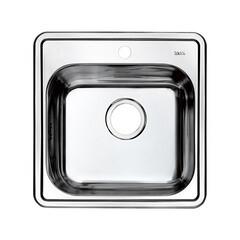Изображение товара Мойка для кухни Iddis Strit 48,5х48,5х18 см врезная сталь (STR48P0i77)