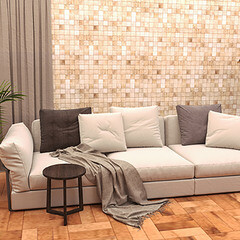 Панель ПВХ 957х482х3 мм цифровая печать Grace дерево брус беленый 0,46 кв.м - фото 6