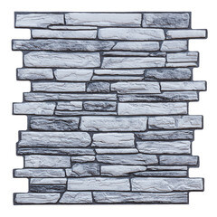 Изображение товара Панель самоклеящаяся ПВХ 475х475х3 мм Grace серый камень 0,23 кв.м