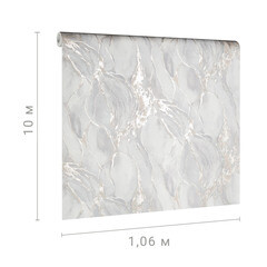 Обои компакт-винил на флизелиновой основе Euro Decor Mineral 7222-11 (1,06х10,05 м) - фото 2