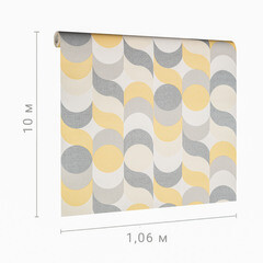 Обои вспененный винил на флизелиновой основе Palitra Home Confetti HC31185-34 (1,06х10,05 м) - фото 4