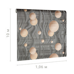 Обои компакт-винил на флизелиновой основе Palitra Home Soda HC72061-48 (1,06х10,05 м) - фото 3