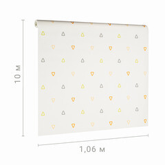 Обои компакт-винил на флизелиновой основе Palitra Simple Dinozavriki SP72069-17 (1,06х10,05 м) - фото 3