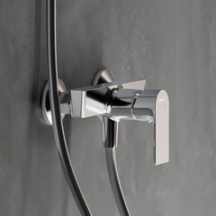 Смеситель для душа без излива Damixa Apollo хром без лейки однорычажный (472000001) - фото 3