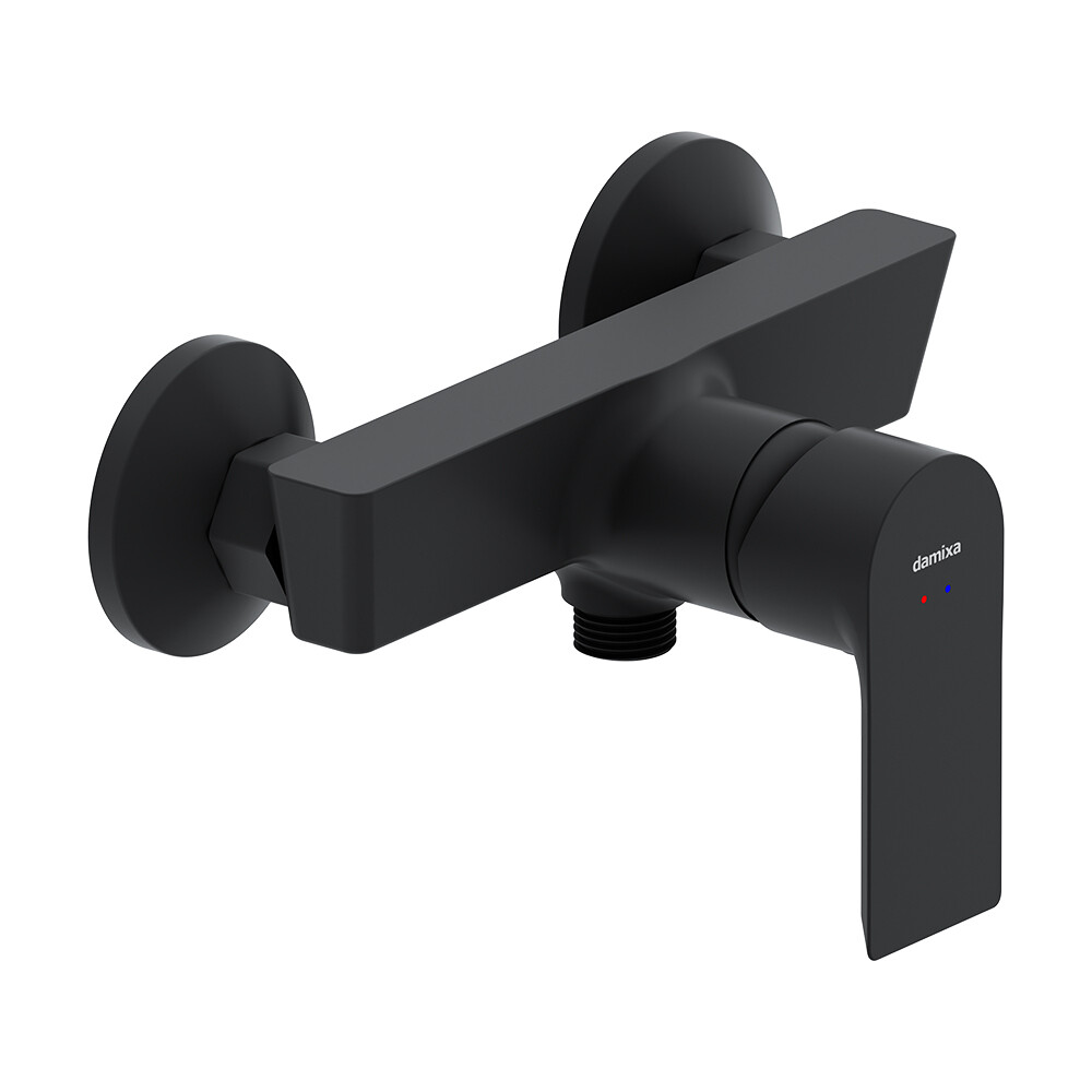 Смеситель для душа без излива Damixa Apollo черный без лейки однорычажный (472000300)