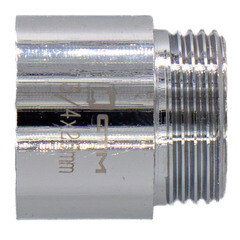 Удлинитель CTM 40 мм х 1 ВР(г) х 1 НР(ш) латунный (CREMF140) - фото 2