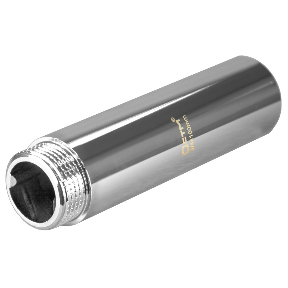 Изображение товара Удлинитель CTM 100 мм х 3/4 ВР(г) х 3/4 НР(ш) латунный (CREMF301)