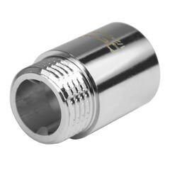 Удлинитель CTM 25 мм х 1/2 ВР(г) х 1/2 НР(ш) латунный (CREMF025) - фото 1