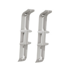 Соединитель Деконика 70 мм ясень серый Г-профиль (2 шт.) - фото 2