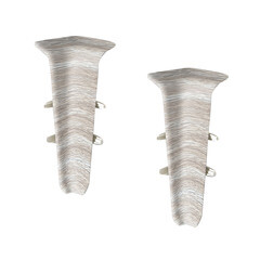 Угол внутренний Деконика 70 мм орех антик Г-профиль (2 шт.) - фото 1