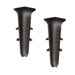 Изображение товара Угол внутренний Деконика 70 мм венге темный Г-профиль (2 шт.)