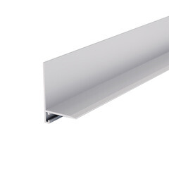 Изображение товара Плинтус алюминиевый напольный серебро 5,9х16х2700 мм L-образный