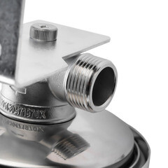 Корпус фильтра Гейзер Премьер для холодной и горячей воды нержавеющая сталь 20BB 1 НР(ш) х 1 НР(ш) серый - фото 9