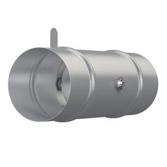 Дроссель-клапан для круглых воздуховодов d100 мм оцинкованный Era Pro - фото 3