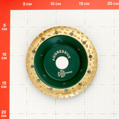 Диск шлифовальный Trio-Diamond Grand Aggressive d125 мм P8-10 на винтовом креплении - фото 3