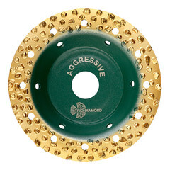 Изображение товара Диск шлифовальный Trio-Diamond Grand Regular d125 мм P25-30 на винтовом креплении плоский