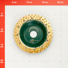 Диск шлифовальный Trio-Diamond Grand Regular d125 мм P25-30 на винтовом креплении плоский - фото 3