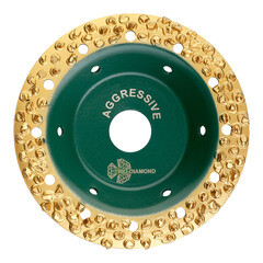 Изображение товара Диск шлифовальный Trio-Diamond Grand Aggressive d125 мм P8-10 на винтовом креплении плоский