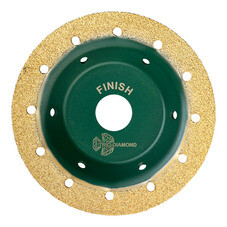 Диск шлифовальный Trio-Diamond Grand Finish d125 мм P80 на винтовом креплении плоский