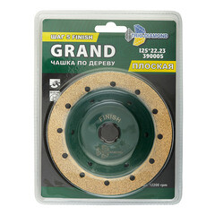 Диск шлифовальный Trio-Diamond Grand Finish d125 мм P60-80 на винтовом креплении плоский - фото 3