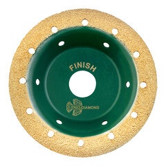 Изображение товара Диск шлифовальный Trio-Diamond Grand Finish d125 мм P60-80 на винтовом креплении