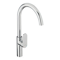 Изображение товара Смеситель для кухни Milardo Meal хром с высоким изливом однорычажный (M01SBJHM05)