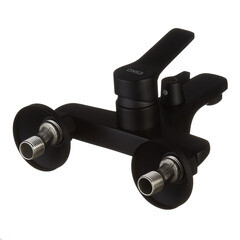 Смеситель для ванны Esko Dubai черный однорычажный с коротким изливом без лейки (DI 54 B) - фото 9