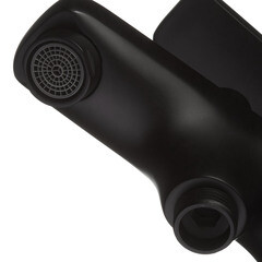 Смеситель для ванны Esko Dubai черный однорычажный с коротким изливом без лейки (DI 54 B) - фото 7