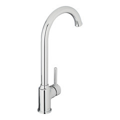 Смеситель для кухни Swedbe Selene хром с высоким изливом однорычажный (7440) - фото 6