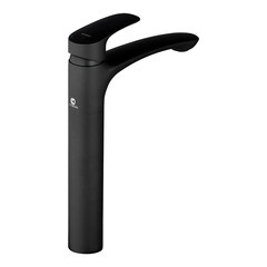 Смеситель для раковины высокий Milardo Rora однорычажный черный (RORBL01M01) - фото 2