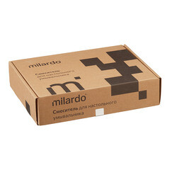 Смеситель для раковины высокий Milardo Rora однорычажный черный (RORBL01M01) - фото 4