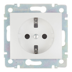 Розетка Legrand Valena встраиваемая белая со шторками (694269) - фото 1