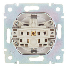 Розетка Legrand Valena встраиваемая белая со шторками (694269) - фото 3