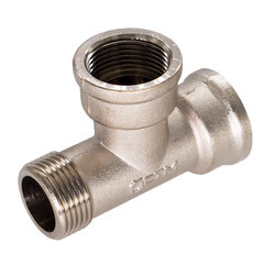 Изображение товара Тройник СТМ 1/2 ВР(г) х 1/2 ВР(г) х 1/2 НР(ш) латунный