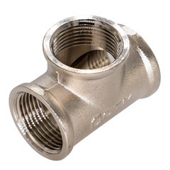 Изображение товара Тройник СТМ 1 1/2 ВР(г) х 1 1/2 ВР(г) х 1 1/2 ВР(г) латунный