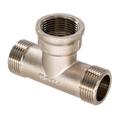 Тройник СТМ 3/4 НР(ш) х 3/4 ВР(г) х 3/4 НР(ш) латунный - фото 2