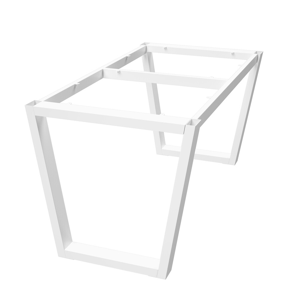 Подстолье металлическое прямоугольное белое 1410х750х710 мм