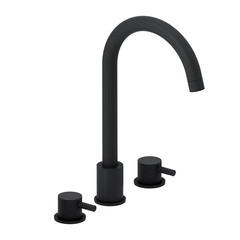 Смеситель для раковины встраиваемый Damixa Scandinavian Pure двухрычажный с поворотным изливом черный (360200300)