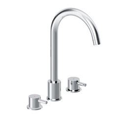 Смеситель для раковины встраиваемый Damixa Scandinavian Pure двухрычажный с поворотным изливом хром (360200000)