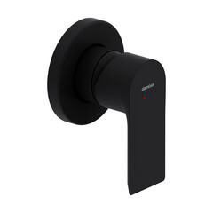 Смеситель для душа встраиваемый Damixa Apollo однорычажный черный (477500300) - фото 1