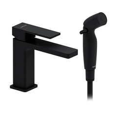 Смеситель для раковины с гигиеническим душем Damixa Gala однорычажный черный (530300300)