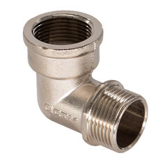 Угол с ограничителем CTM 3/4 ВР(г) х 3/4 НР(ш) латунный - фото 2