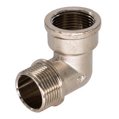 Изображение товара Угол с ограничителем CTM 1/2 ВР(г) х 1/2 НР(ш) латунный