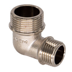 Угол переходной CTM 3/4 НР(ш) х 1/2 НР(ш) латунный - фото 3